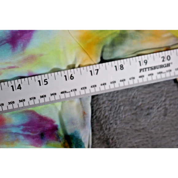 Madison Studio Women's Medium Tie Dye Cotton Spandex Long Sleeve Top - Picture 4 of 8